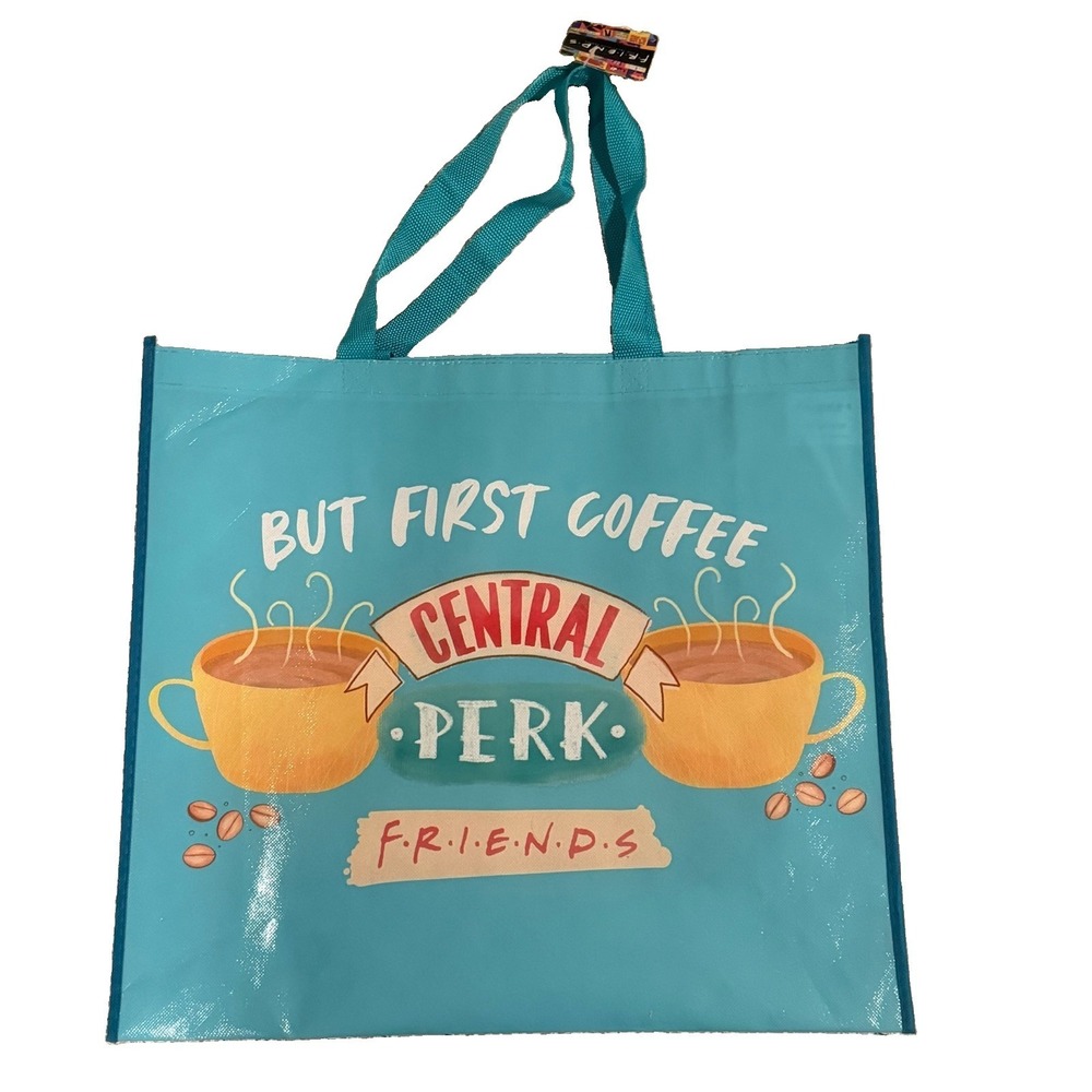 RARE! Official "Friends" TV Show Warner Bros. Blue Tote Bag Collectible Summer